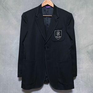 Paul Smith COLLECTION ポールスミスコレクション 裏地花柄 エンブレム付き パイピング テーラードジャケット ブレザー size.M ブラック