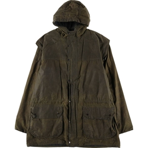 古着 90年代 Barbour DURHAM 旧3ワラント ワックスコットン オイルドジャケット 英国製 C36 メンズS相当 ヴィンテージ /eaa505499