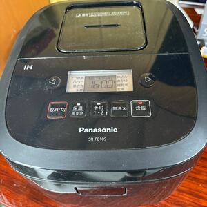 QW2638Panasonic パナソニック 5.5合 IHジャー 炊飯器 備長炭釜 SR-FE109 2020年製 通電確認　ジャンク品　部品取り用　現状品