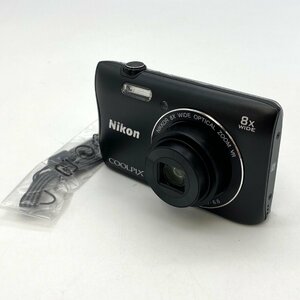 1円～/美品/Nikon/ニコン/COOLPIX/クールピクス/S3700/付属品付/デジタルカメラ/デジカメ/シャッターOK/通電確認済/ジャンク/HM100