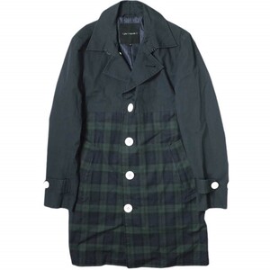 1piu1uguale3 ウノピュウノウグァーレトレ water proof combination soutien collar coat ステンカラーコート MRC011 COT061 IV(M) NAVY