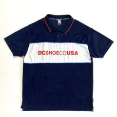 DCSHOE パイル ポロシャツ XL 紺 白 赤 水色