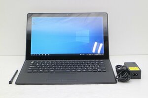 【JUNK】 1円スタート NEC PC-VKT12SGG3 Windows 10 Pro 64bit OS起動確認のみ タブレットPC ACアダプタ スタイラスペン付属【tkj-02595】