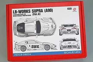 格安出品！ HOBBY DESIGN 1/24 トヨタ スープラ LB ワークス A90 Ver.A トランスキット 自動車模型 hd03-0604