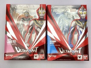 バンダイ ULTRA ACT ウルトラマンガイア ウルトラマンアグル ROBOT魂 まとめて ※まとめて取引・同梱不可 [8-2715]