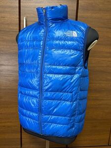 THE NORTH FACE(ザ・ノースフェイス）LIGHT HEAT VEST（ライトヒートベスト）ND18170 ブルー M 軽量極暖ダウンベスト！ GOLDWIN正規品