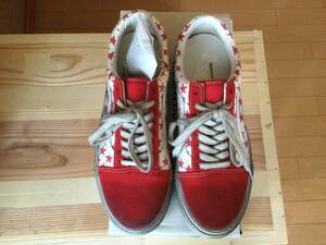 VANS BIANCA CHANDON old skool RED 28.5cm