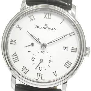 ブランパン Blancpain 6606-1127-55B ヴィルレ ウルトラスリム デイト 自動巻き メンズ 保証書付き_832023