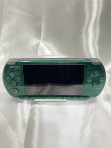 【希少】プレイステーションポータブル PSP-3000　スピリティッド グリーン 　バッテリーカバー無し