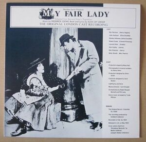 ◆【LP】(希少) MY FAIR LADY マイ・フェア・レディ / THE ORIGINAL LONDON CAST RECORDING オリジナル・ロンドン・キャスト MFPL-C-83905