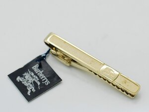 ■【YS-1】 バーバリー Burberry タイピン ■ ゴールド系 スターリンシルバー 925 銀製 全長約5.1cm 幅約0.6cm 【同梱可能商品】■C