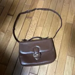 CELINE セリーヌ ホースキャリッジ　ショルダーバッグ　ブラウン