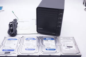 コレガ　４台用　NAS　RAID　0/1/5/10 ★　HDD Bank TERA　NSC4500GT　★　オマケ 2TB(500GBｘ４台)付き　★　外付けケース