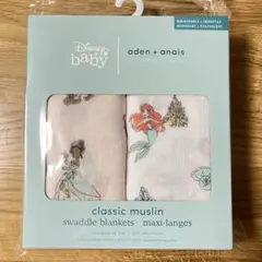 新品　aden+anais essentials ディズニープリンセス　おくるみ