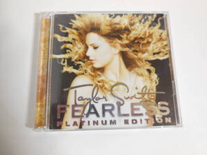 送料無料　テイラー・スウィフト TAYLOR SWIFT フィアレス プラチナム・エディション FEARLESS （CD＋DVD）2枚組 帯付