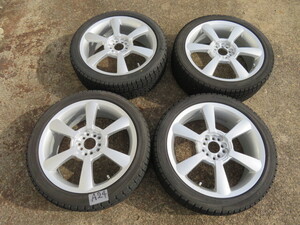 アクセラ　ノア　ボクシー　18×7JJ 　5穴　PCD100/114.3　オフセット50　アルミホイール　215/45R18　ヨコハマ　アイスガード　【A24】