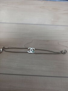 美品　CHANEL/シャネル ココマーク ゴールカラードパール ブレスレット チェーン