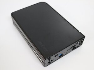 中古品 BUFFALO ハードウェア暗号機能搭載 USB3.0用 外付けHDD HD-LX3.0U3D ストレージ未確認