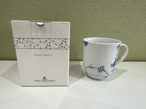 ■ROYAL COPENHAGE ロイヤルコペンハーゲン マグカップ ブルーフルーテッド 未使用保管品■