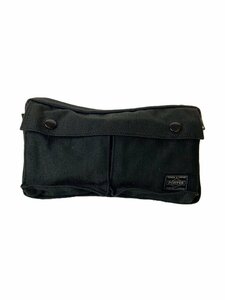 PORTER◆SMOKY WAIST BAG/ウエストバッグ/キャンバス/GRY/無地/592-07600