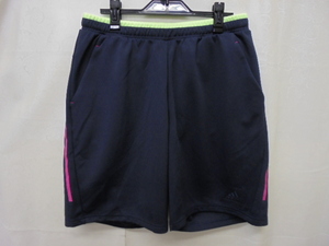 【KCM】Z-2adi-644-L★新品★【adidas/アディダス】レディース　TEAM ウォームアップ ハーフパンツ　FTK61-DV0679　レジェンドインク　L