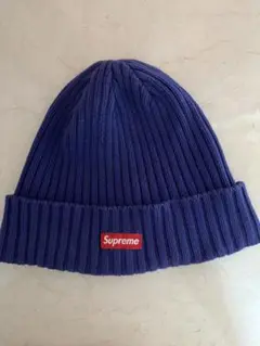 supreme ビーニー　青