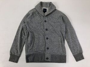 ギャップ キッズ GAP kids アメカジ ワーク オーセンティック 古着 ショールカラー 裏パイル 霜降り ジャケット キッズ L 杢グレー