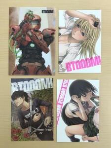 BTOOOM! ブトゥーム ポストカード3枚 ミニクリアファイル セット