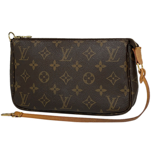 ルイ・ヴィトン Louis Vuitton ポシェット アクセソワール メイク コスメ アクセサリーポーチ モノグラム ブラウン M51980 レディース 中古