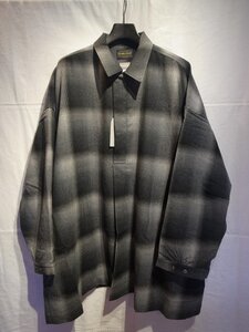 【新品】DELUXE デラックス PENDLETON ペンドルトン プルオーバーシャツ コート ネルシャツ ポンチョ サイズL