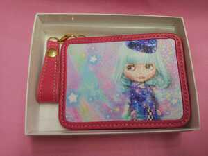 定価6264円 ブライス blythe ジュニームーン 新品 未使用 牛革 レザー フィギュア プリント パスケース 定価入れ ユーフォーアゴーゴー