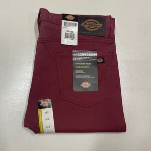 W34 未使用 OX DICKIES ディッキーズ 5 POCKET DENIM スリムスキニージーンズ WP810 USA 直輸入 1