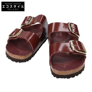 新品同様 BIRKENSTOCK ビルケンシュトック GLR別注 1021388 ARIZONAアリゾナ ビッグバックルサンダル/ シューズ 37 ブラウン レディース