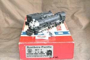 ★☆【超希少　アンティーク鉄道模型】American brass model made in Japan　by　Katumi　Southern　Pacific MT-5　4-8-2　塗装済美品