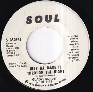 Gladys Knight & The Pips - Help Me Make It Through The Night / Help Me Make It Through The Night (A) SF-T269