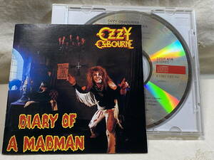 OZZY OSBOURNE - DIARY OF A MADMAN 32DP416 国内初版 日本盤 廃盤 レア盤