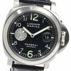 パネライ PANERAI PAM00086 ルミノールマリーナ デイト スモールセコンド 自動巻き メンズ _807679