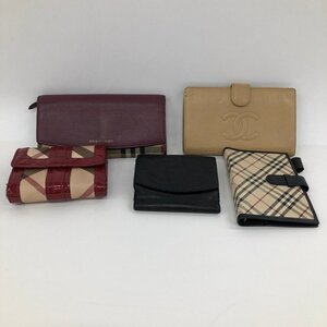 財布 手帳 ５点 おまとめ CHANEL/BURBERRY【CKAW4002】