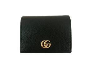 本物税込グッチ GGマーモント コンパクトウォレット【GUCCI】