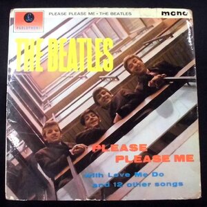 ●UK-ParlophoneオリジナルMono,”w/First-Cover,3rd-Pressing,33 1/3 Labels!!” The Beatles / Please Please Me