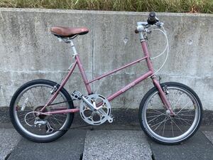 ブルーノ ミキスト Bruno MIXTE スモーキーパーブル色 サイズ430mm 外装8段変速 カンチブレーキ ミニベロ【手渡し限定 越谷市】