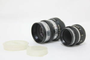 【返品保証】 【レンズ2点まとめ】ズノー ZUNOW Tele Zunow Cine 38mm F1.9 13mm F1.9 シネレンズ v8000