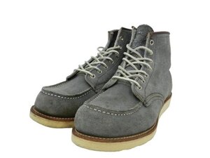 レッドウィング スエードセッター 8143 US8/26.0cm グレー系 ブーツ REDWING 中古品[C155U262]