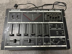 MasterMix mm-1100 DJ ミキサー　ヴィンテージ　美品　通電チェックOK