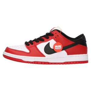 NIKE SB ナイキエスビー DUNK LOW PRO CHICAGO ダンク ローカットスニーカー シカゴ レッド/ホワイト US7/25cm BQ6817-600