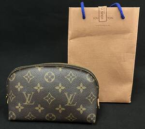 0002-12052 1円出品 Louis Vuitton ルイヴィトン LV モノグラム ポシェット コスメ ティック PM M47515/CA0011 レディース