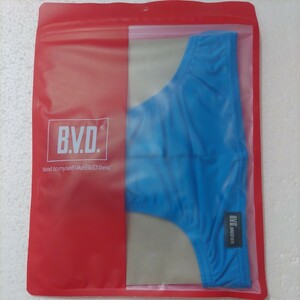 BVD 　 Tバック　 サイズ　L　カラー　水色　　新品未使用　 中国製　つるつるした肌触りの生地です　写真の3以降を参考にしてください