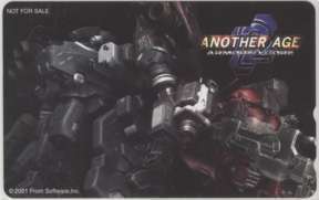 【テレカ】 アーマード・コア2 アナザーエイジ ARMORED CORE2 ANOTHER AGE フロム・ソフトウェア 4A-A0231 未使用・Aランク