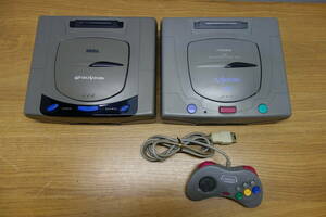 SEGA セガサターン Victor Vサターン 2点 まとめ売り 通電可 HST-3200 RG-JX2 中古 ジャンク品 管理ZI-80