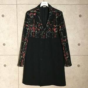 ONtheCORNER ITEM No.991/COMMEdesGARCONS HOMMEPLUS コムデギャルソンオムプリュス ジャガードダブルブレスト コート 12aw size:S